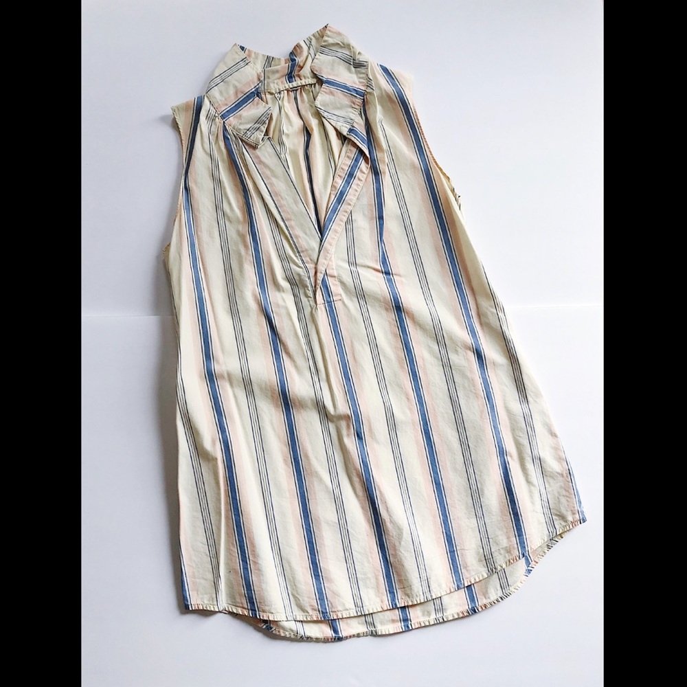 JCrew Original Sample Sleeveless Striped Top